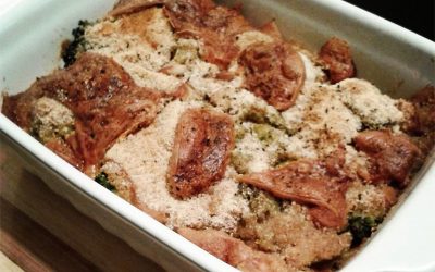 Broccoletti gratinati con pinoli