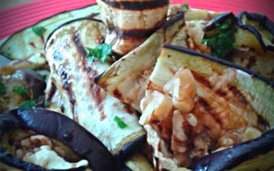 Involtini di Melanzana con Stracchino e Noci